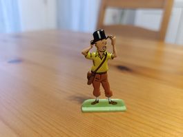 Figurine Tintin en relief diecast Les Cigares du Pharaon