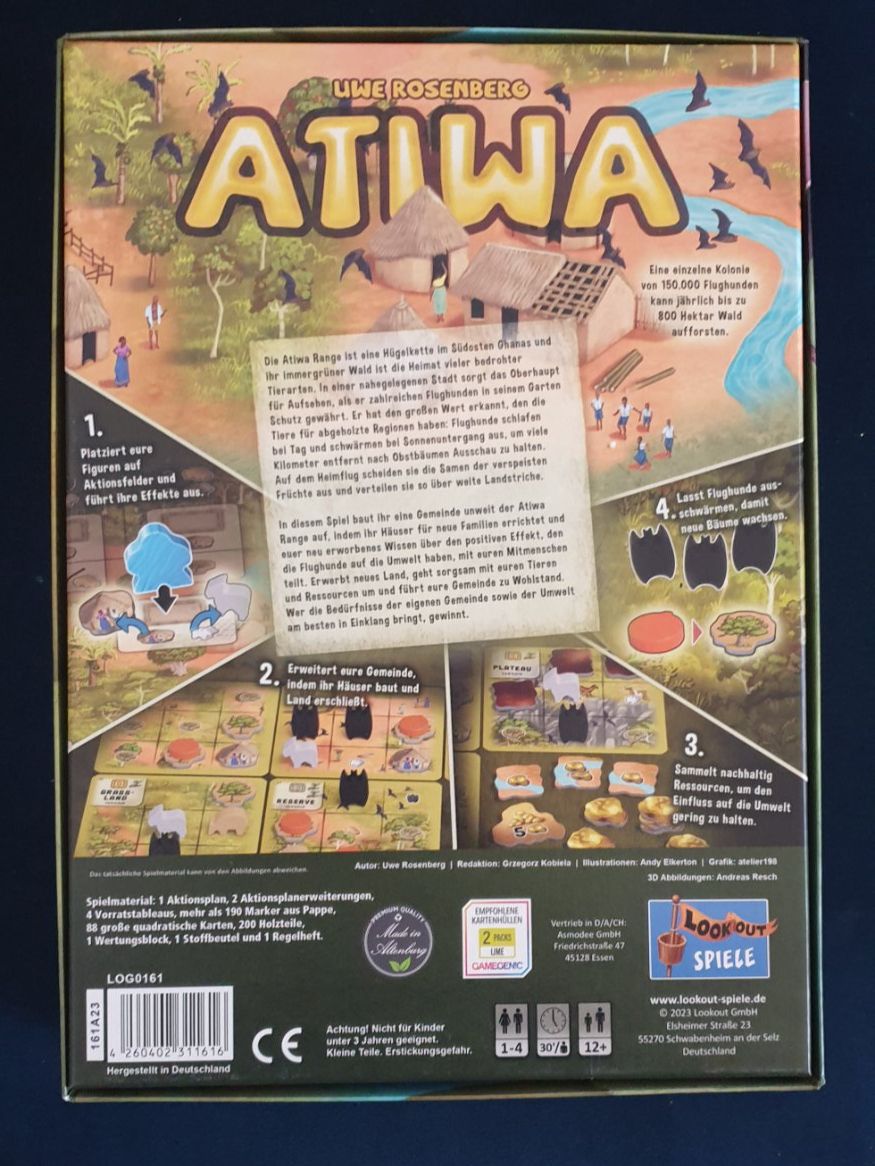Giochi: Atiwa (Brettspiel) – Usato da Solothurn venduto da ferou 1