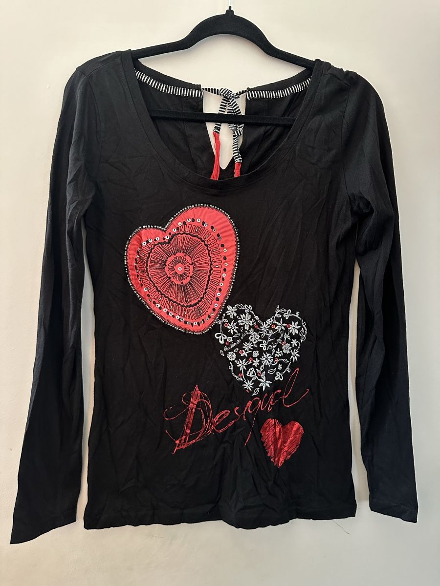 Desigual T-Shirts: DESIGUAL T-Shirt, schwarz, Gr. M – Gebraucht aus Bern von Maria003 1