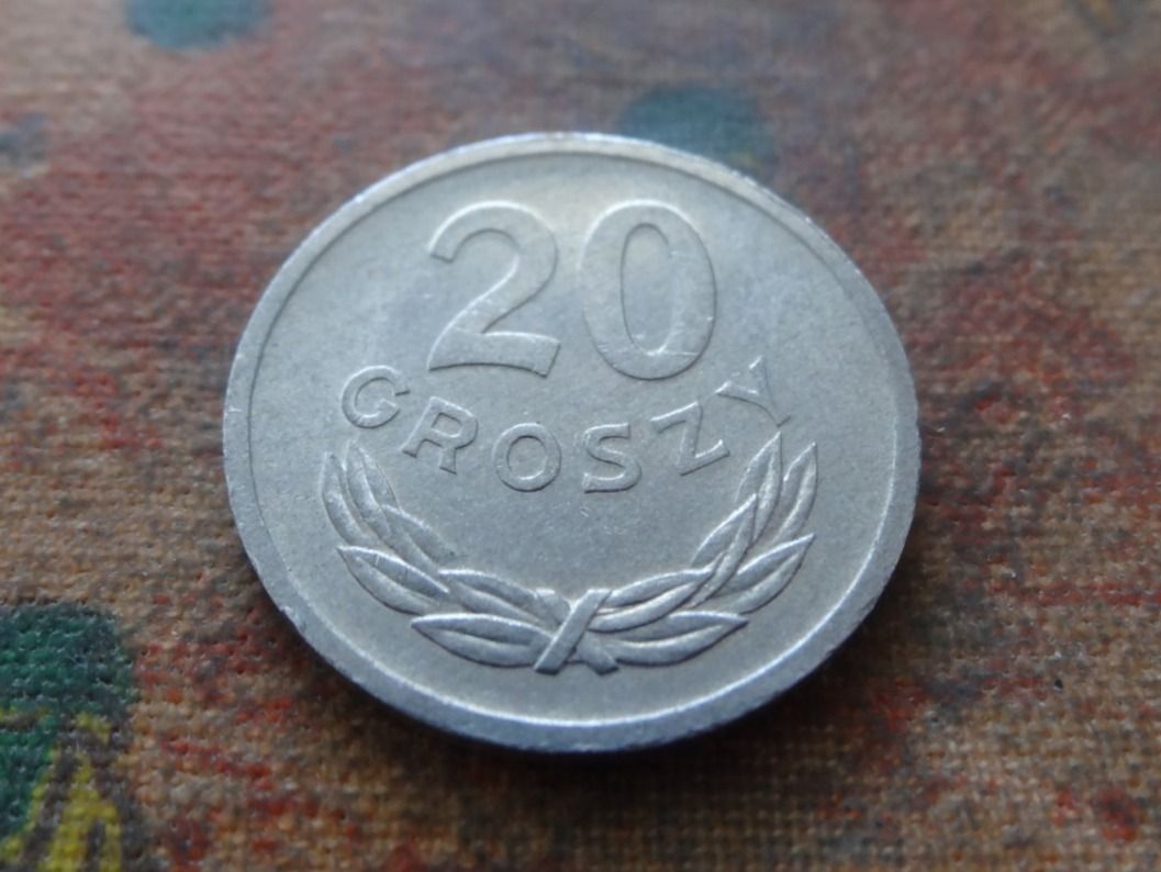 Tutti le monete: Pologne  20  Groszy  1973 – Usato da Romanel-sur-Lausanne venduto da Swift13 1