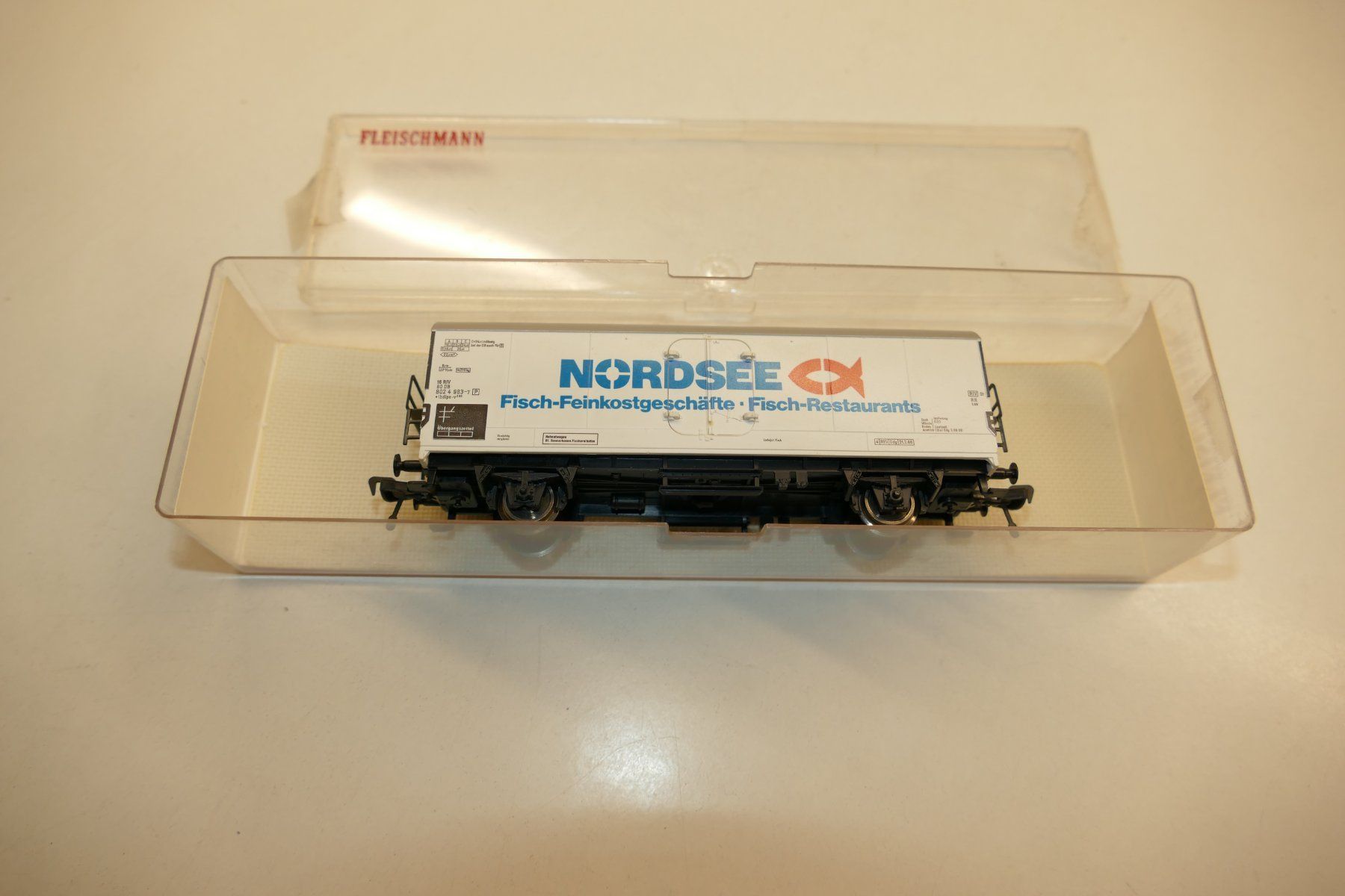 Fleischmann Modelleisenbahnen: Fleischmann H0: DB Nordsee Kühlwagen – Neu (gemäss Beschreibung) aus Niederhasli von rail-duerst 4
