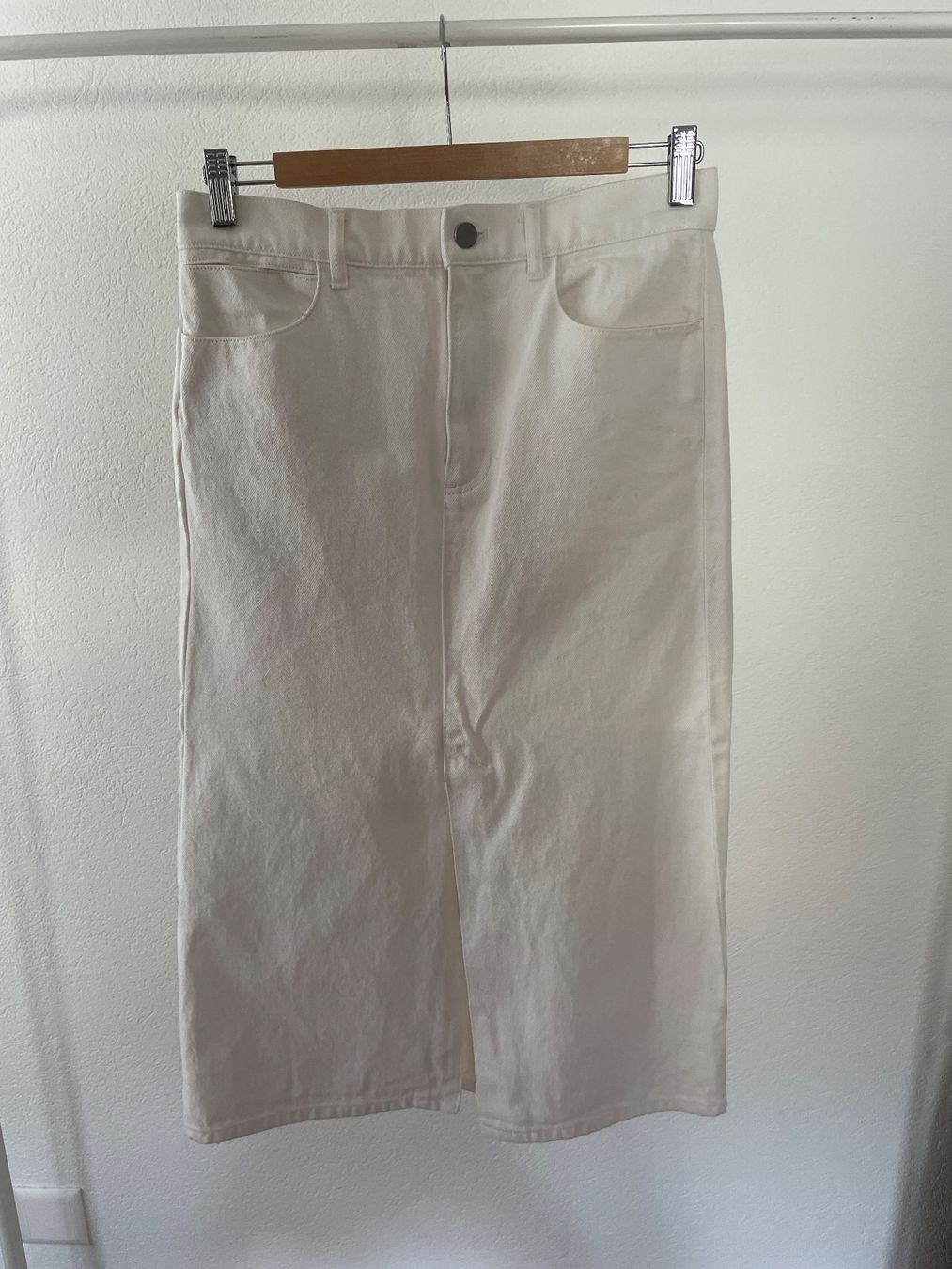 Cos Röcke: Cos Maxirock Weiss Denim Schlitz 34 – Gebraucht aus Clarens von Lois86