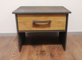 Nachttisch Metall / Holz