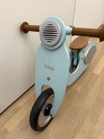 Pinoilino Laufrad Roller aus Holz, hellblau