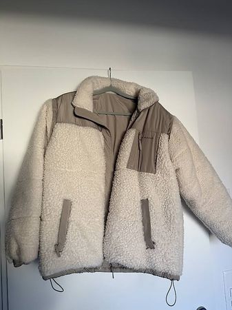 Teddy Fleece Jacke L beige KUUNO 