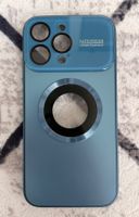 iPhone 15 Pro Max Hülle Blau mit Kameraschutz