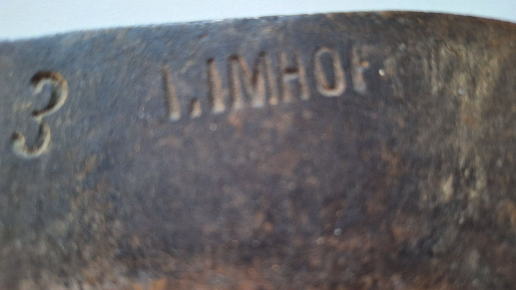 Posate: altes Sichelmesser  "I.Imhof – Usato da Dornach venduto da majo8689 1