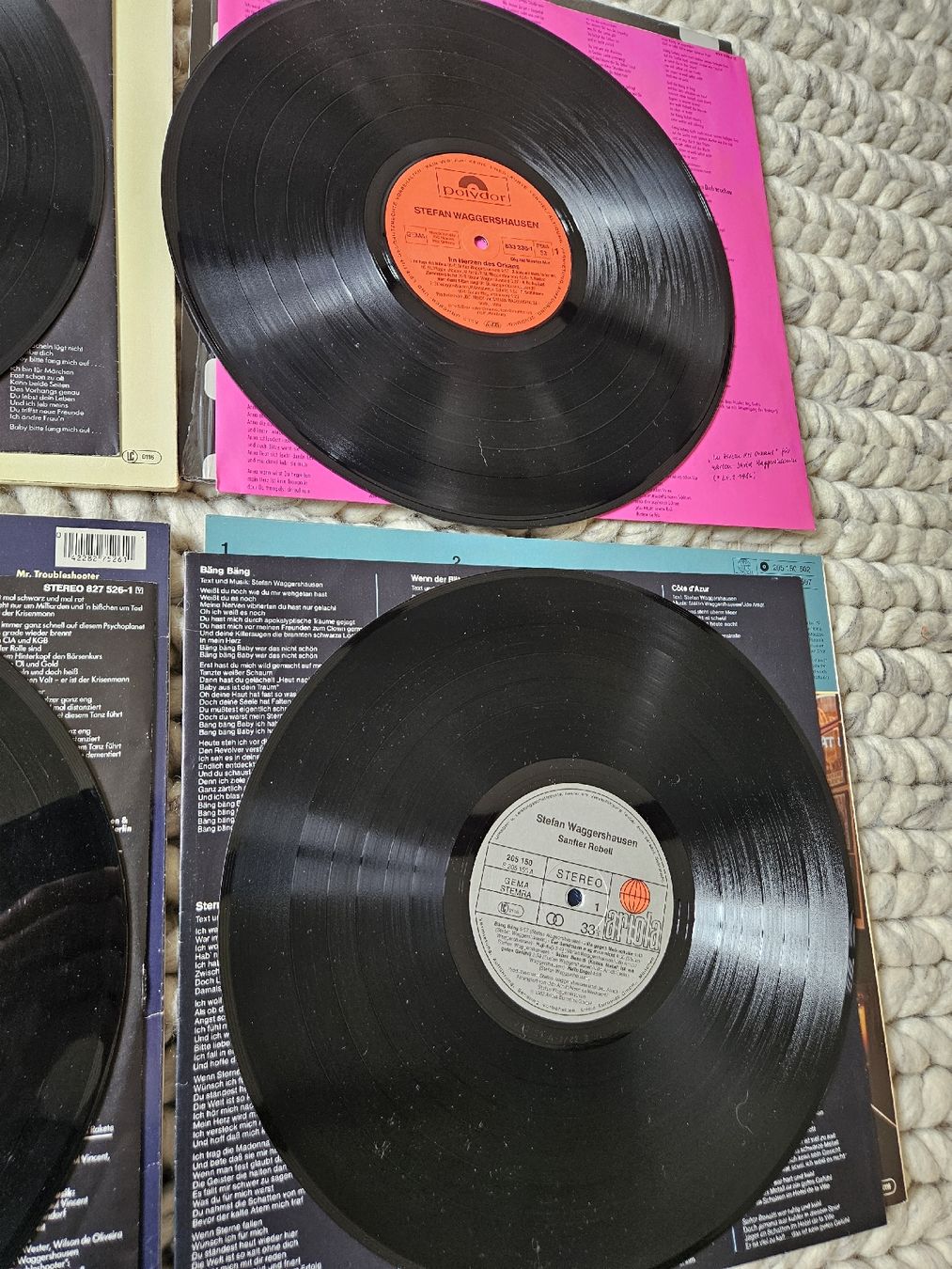 Dischi in vinile: Stefan Waggershausen - 7 Schallplatten – Usato da Wettingen venduto da Sk8ertomda 7