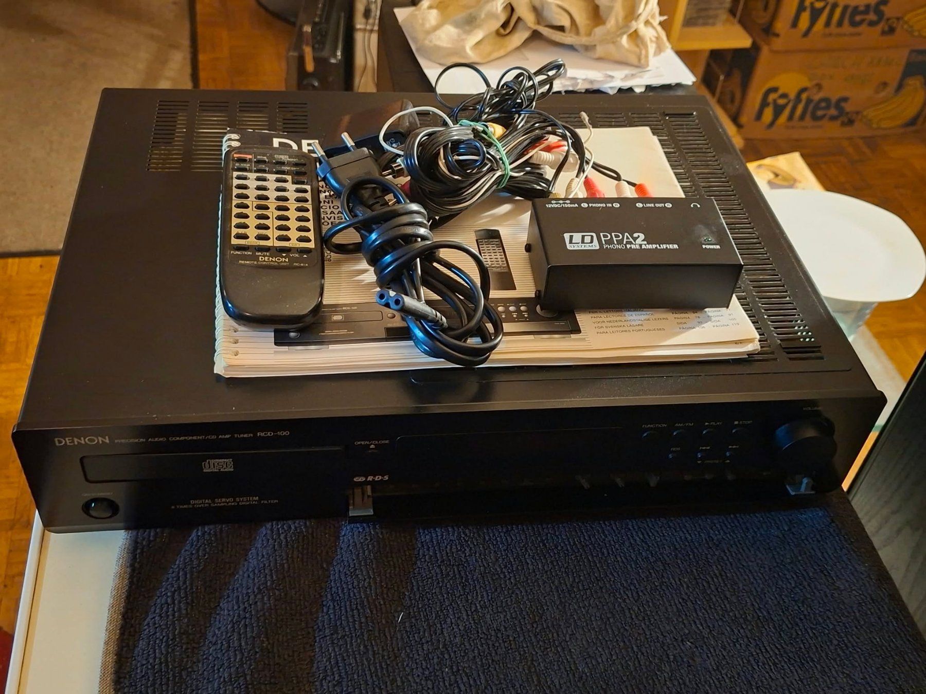 Denon Receiver: Denon RCD-100 +  LD Systems PPA 2 Phono-Preamplifier – Gebraucht aus Wittenbach von Nostalgie1965 5