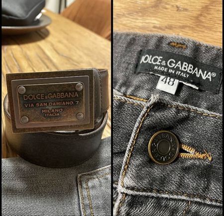 Dolce & Gabbana Jeans mit Gurt 