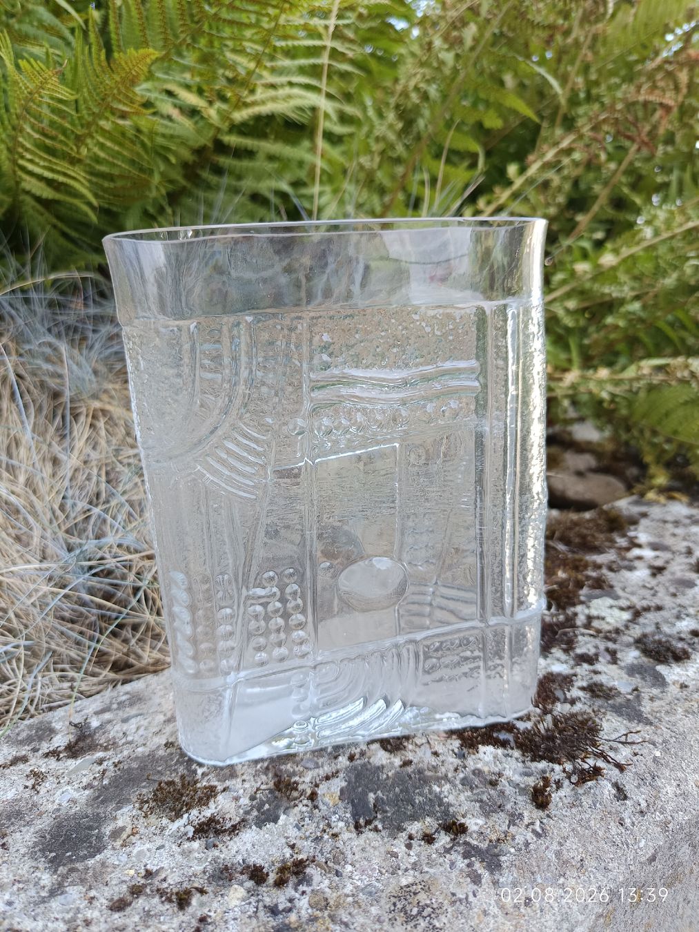 Vasi & Recipienti: Glasvase mit Muster guter Zustand – Usato da Bergdietikon venduto da Riviera83 1