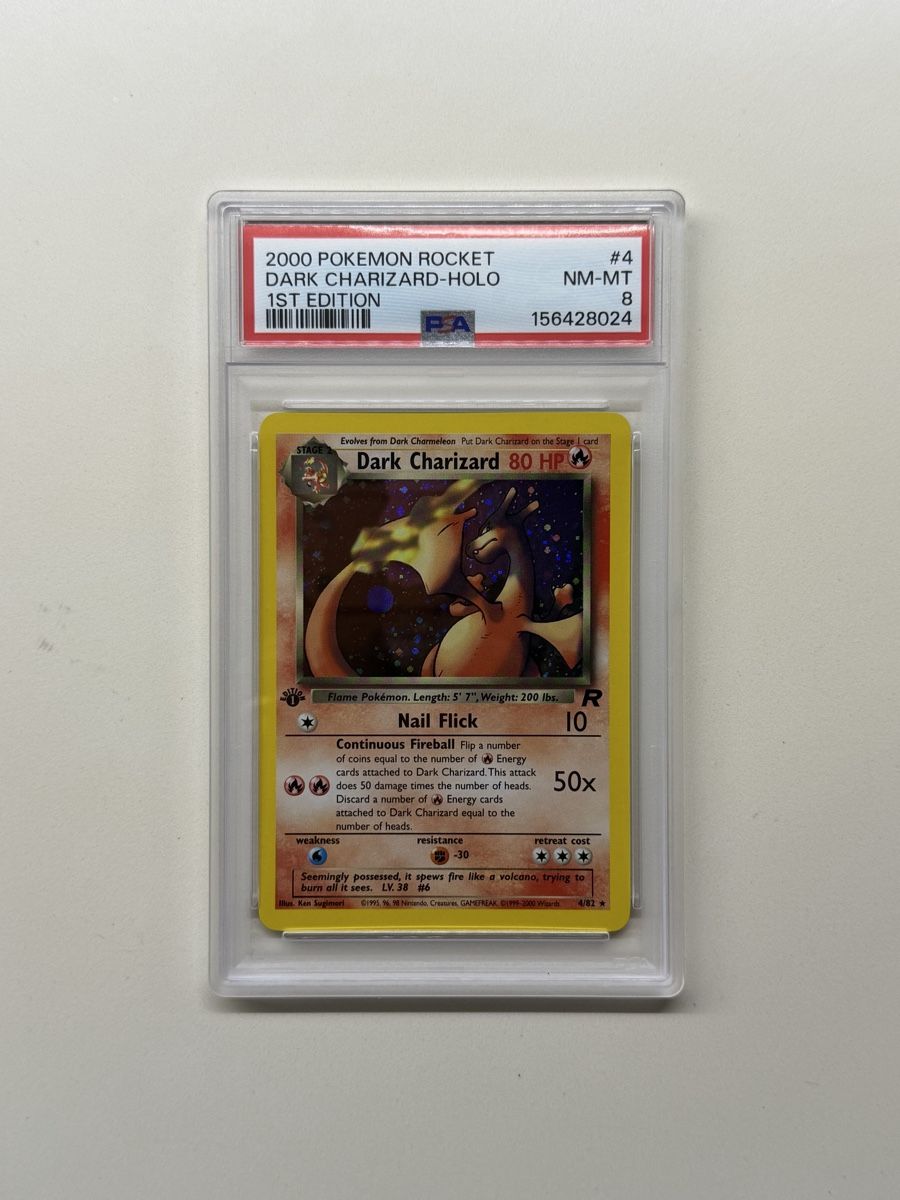 Pokémon Cartes à collectionner: Dark Charizard Holo 1st Edition PSA 8 Team Rocket 2000 – Neuf (Voir description) à Windisch par CharizArdi