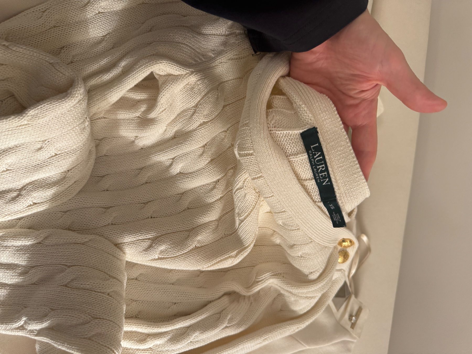 Ralph Lauren Maglioni & Felpe: Ralph Lauren Cream Cable Knit sweater – Nuovo (secondo la descrizione) da Schwyz venduto da ann_5w8m 3