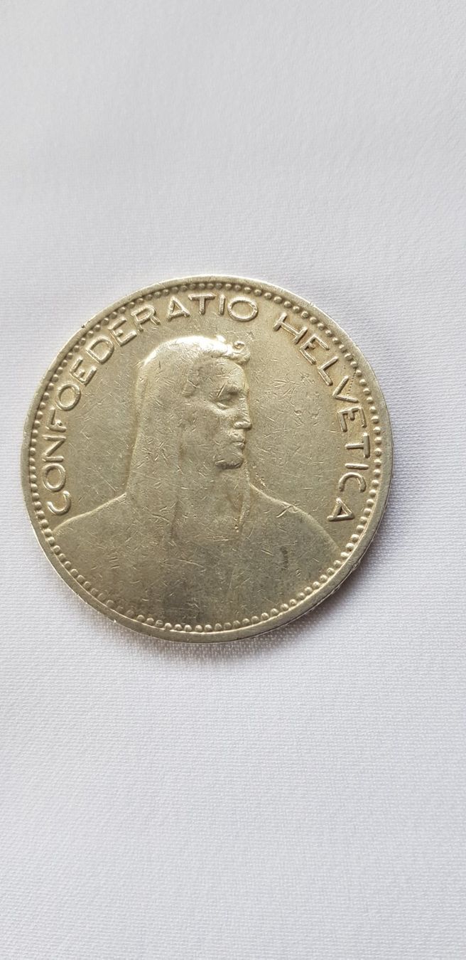 Tutti le monete: 5 Franken 1923 Schweiz – Usato da Dällikon venduto da Toyfan 2
