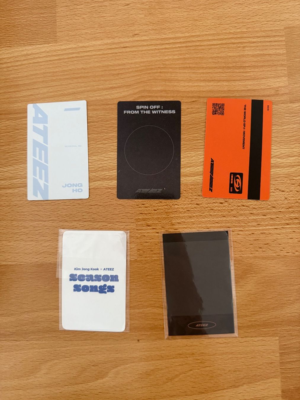Carte collezionabili: Ateez Jongho PCs official – Nuovo (secondo la descrizione) da Treycovagnes venduto da crapusagi99 1