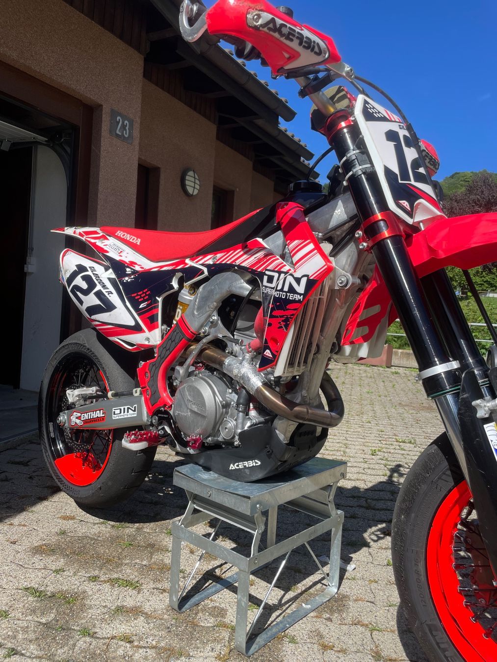 Honda Strada: Honda crf 450 r supermotard – Usato da Brè sopra Lugano venduto da ron_c2hb