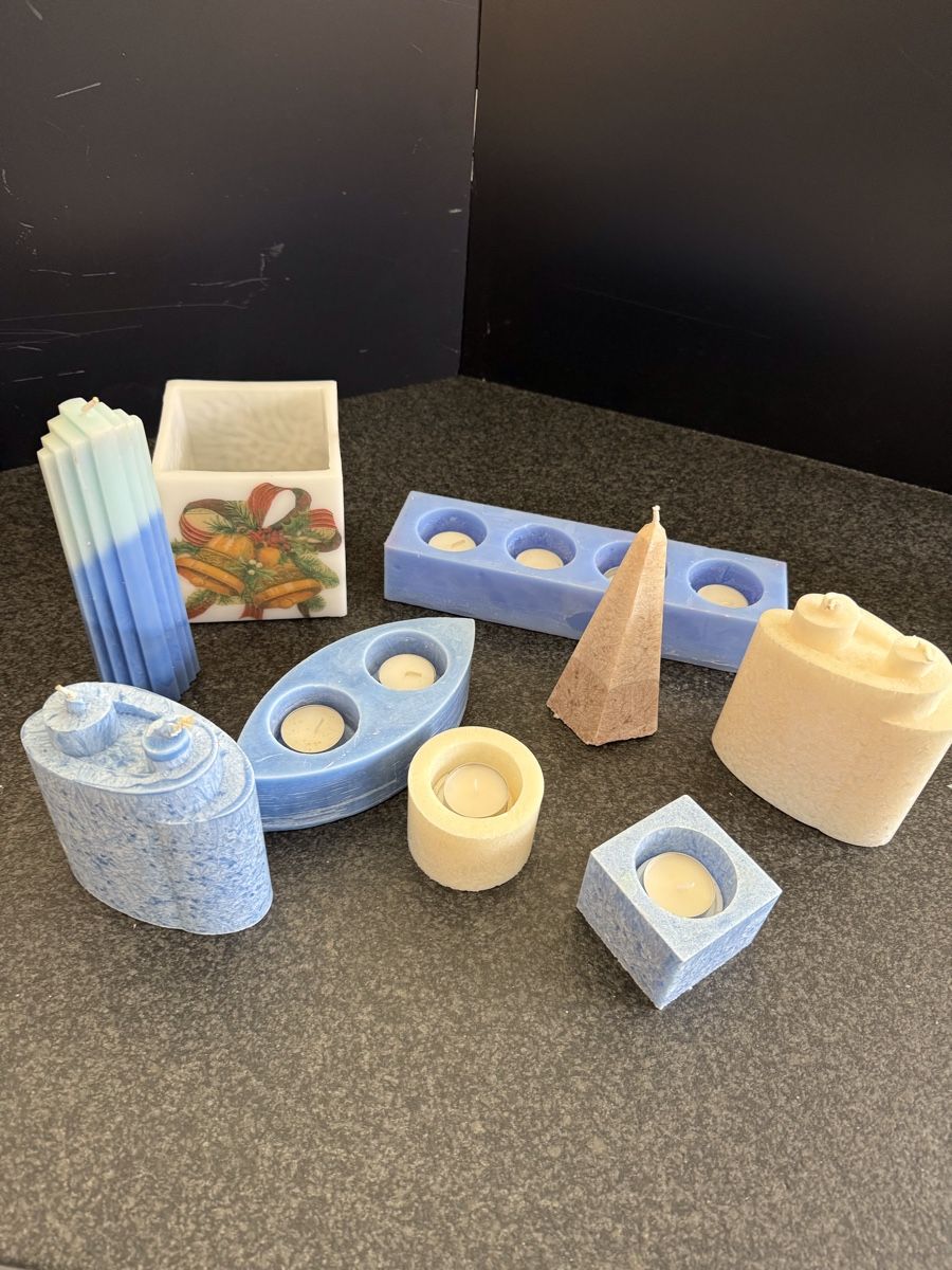 Candele: Kerzen-Set, verschiedene Formen, – Nuovo (secondo la descrizione) da Henau venduto da Re-nie
