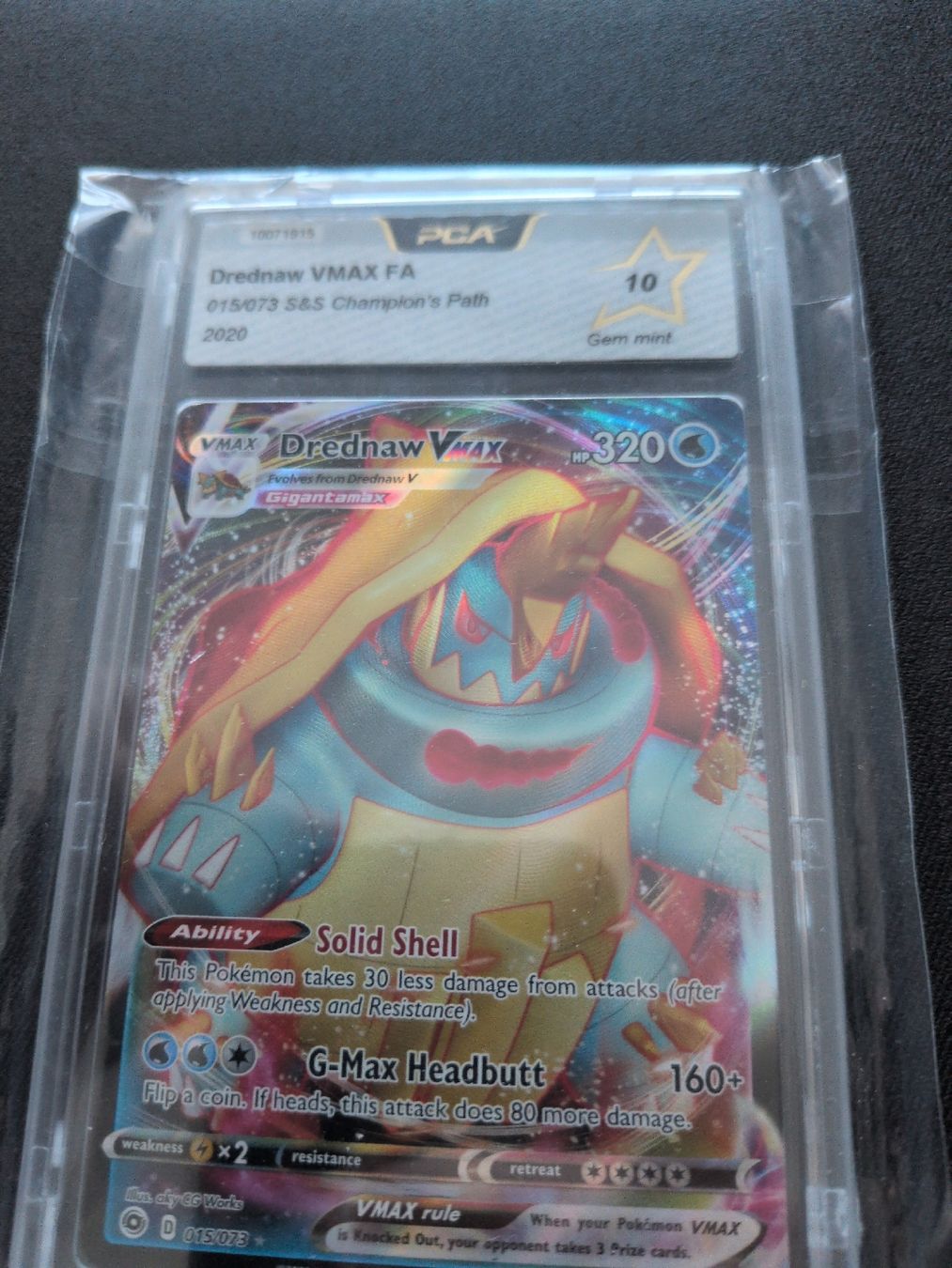 Cartoline: Pokémon Drednaw VMAX FA 015/073 GEM MINT 10 – Nuovo e nell'imballaggio originale da Oftringen venduto da Ano7