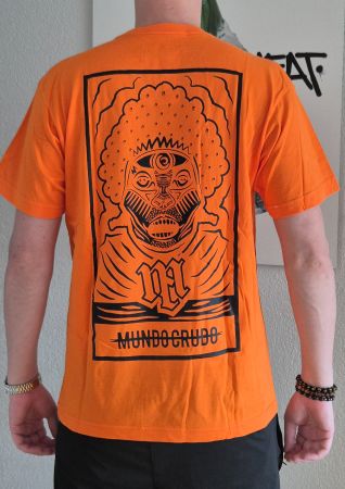 T-Shirt Mundo Crudo "Indio Orange" Grösse XL