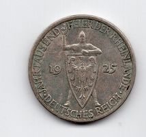 (1401) Rheinlande, 3 Mark 1925 G, vz