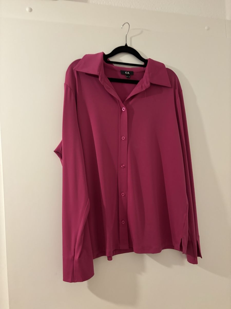 C&A Blusen: C&A chemise rose taille 48 – Gebraucht aus Prilly von hei_5q56 2