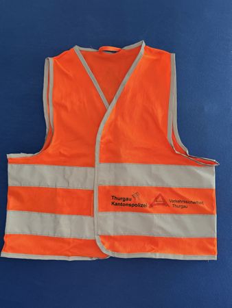 Warnweste Verkehrssicherheit Thurgau Grösse XXS