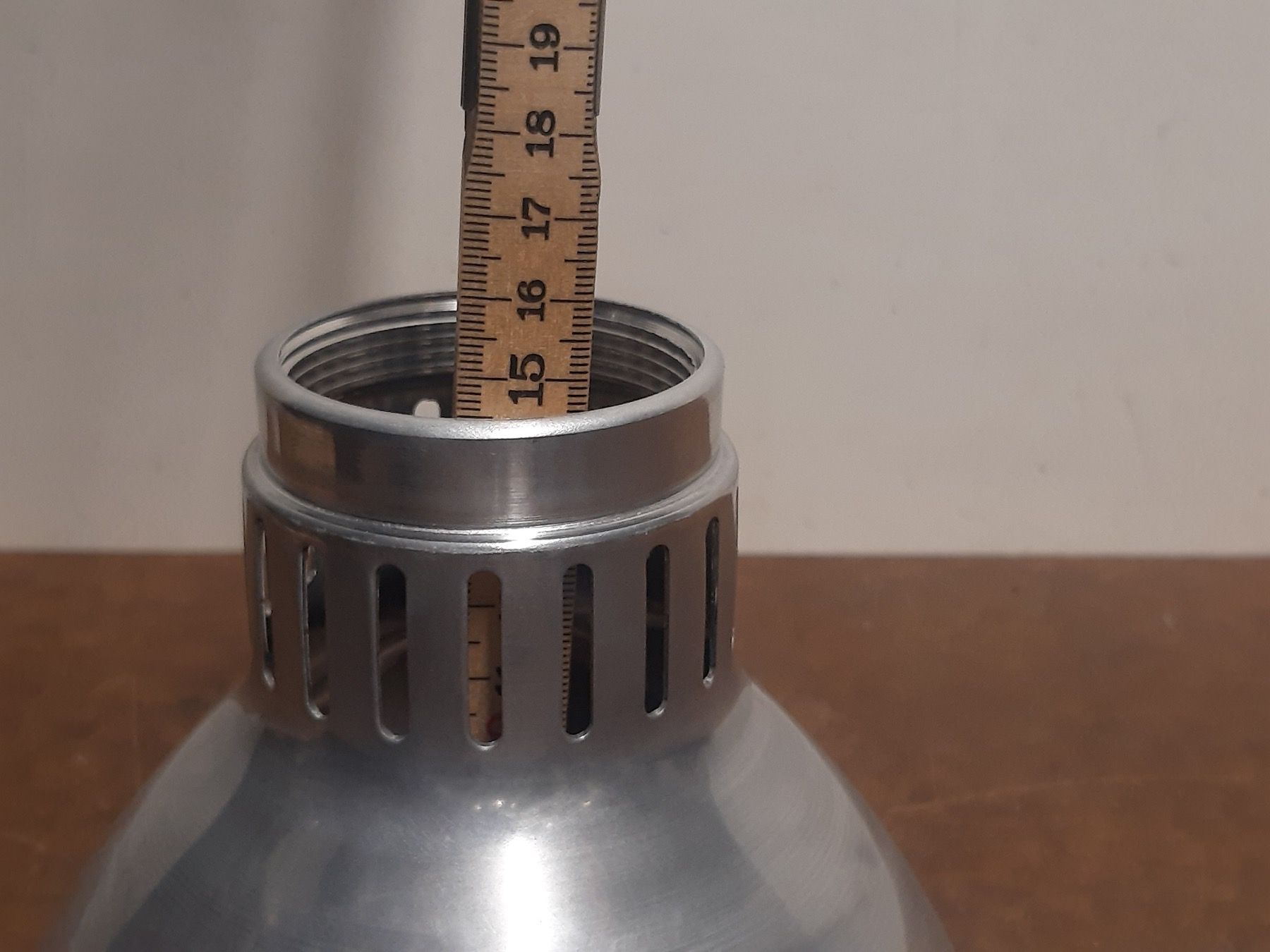 Paralumi: Lampenschirm / Reflektor Aluminium Arcotronic – Nuovo e nell'imballaggio originale da Winterthur venduto da ReUse_Baumarkt 8
