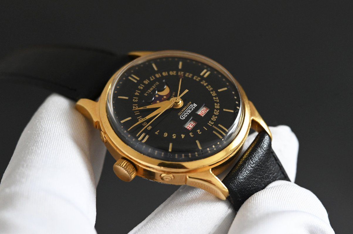 Orologi: Richard Datora Triple Calendar Moonphase Caliber AS 1402N – Usato da Eschert venduto da Watchlegend 1