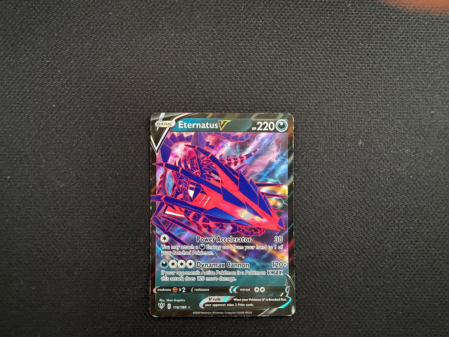 Pokémon Carte collezionabili: Eternatus V 116/189 – Usato da Zürich venduto da mountainwizard00