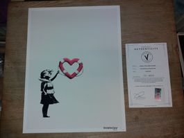 Banksy Original rarität Louise Michel Zertifikat