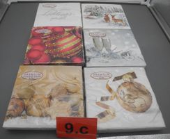 6 Pack Servietten Premium Collection Weihnachtsmotive, Nr.9c