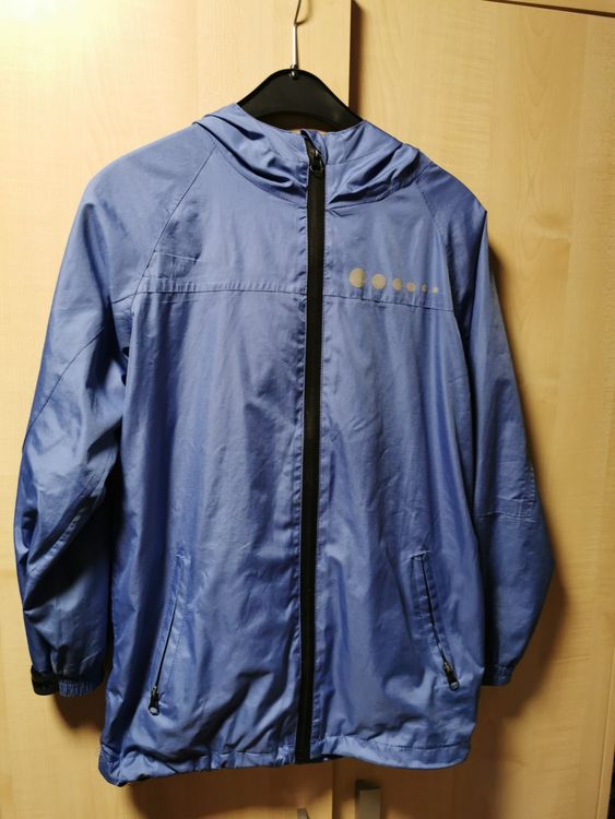 Manchester City FC Jungen Regenjacke - Offizielle Fanjacke In Weiß/Himmelblau