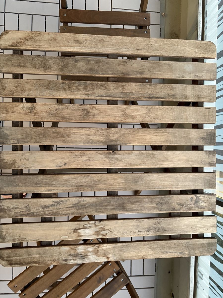 Ikea Tischset: IKEA ASKHOLMEN set table and 2 chairs  – Gebraucht aus Lausanne von dbe_d5vg 3