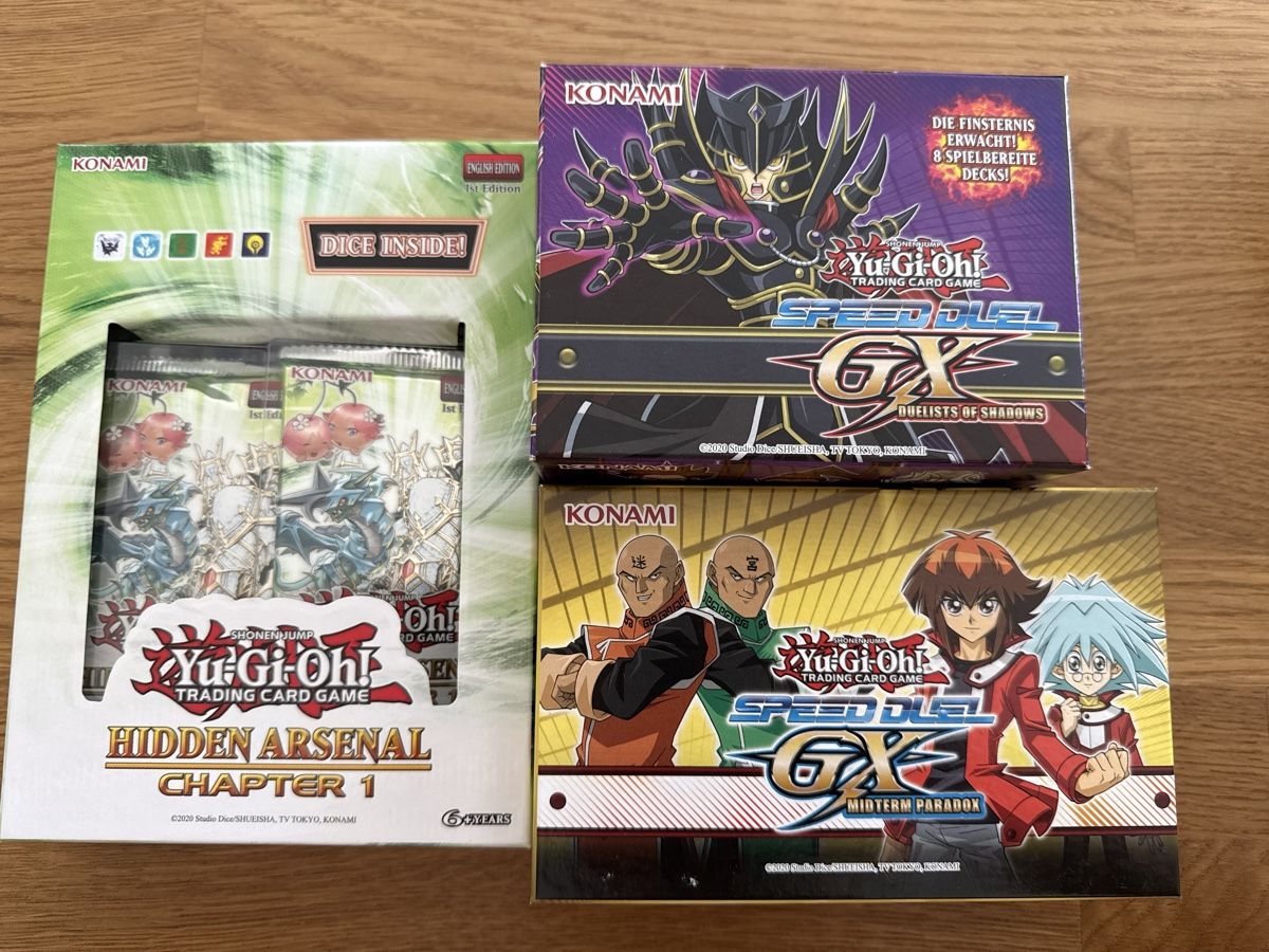 Yugioh Sammelbilder & Trading cards: 3 sealed Yu-Gi-Oh Boxen – Neu und originalverpackt aus Amriswil von sim_nlb6