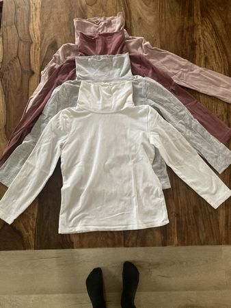 C&A Rollkragenshirt Set, Gr. 122, Langarmshirts, Top!