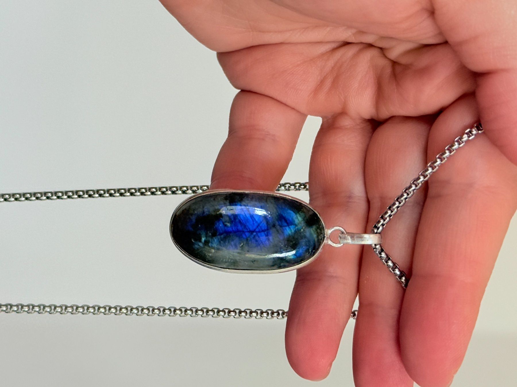 Catenine: Collier avec Labradorite – Nuovo e nell'imballaggio originale da Genève venduto da AWWA 3