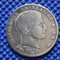 1. LIRA 1812 B Napoleone Rare