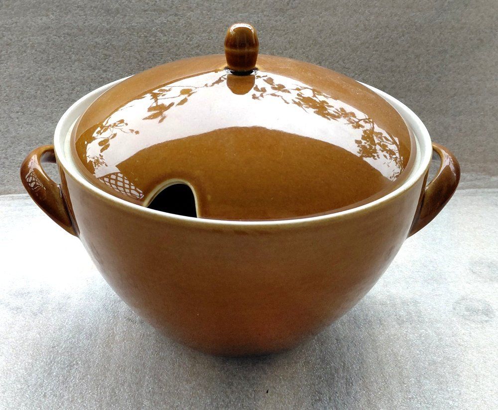Rössler Ciotole: Rössler Karamell Suppenterrine  1,8 Liter -C02 – Usato da Morges venduto da vimajes12