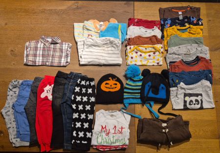 Kleider Paket 1, 29 Teile, Winter, Grösse 80