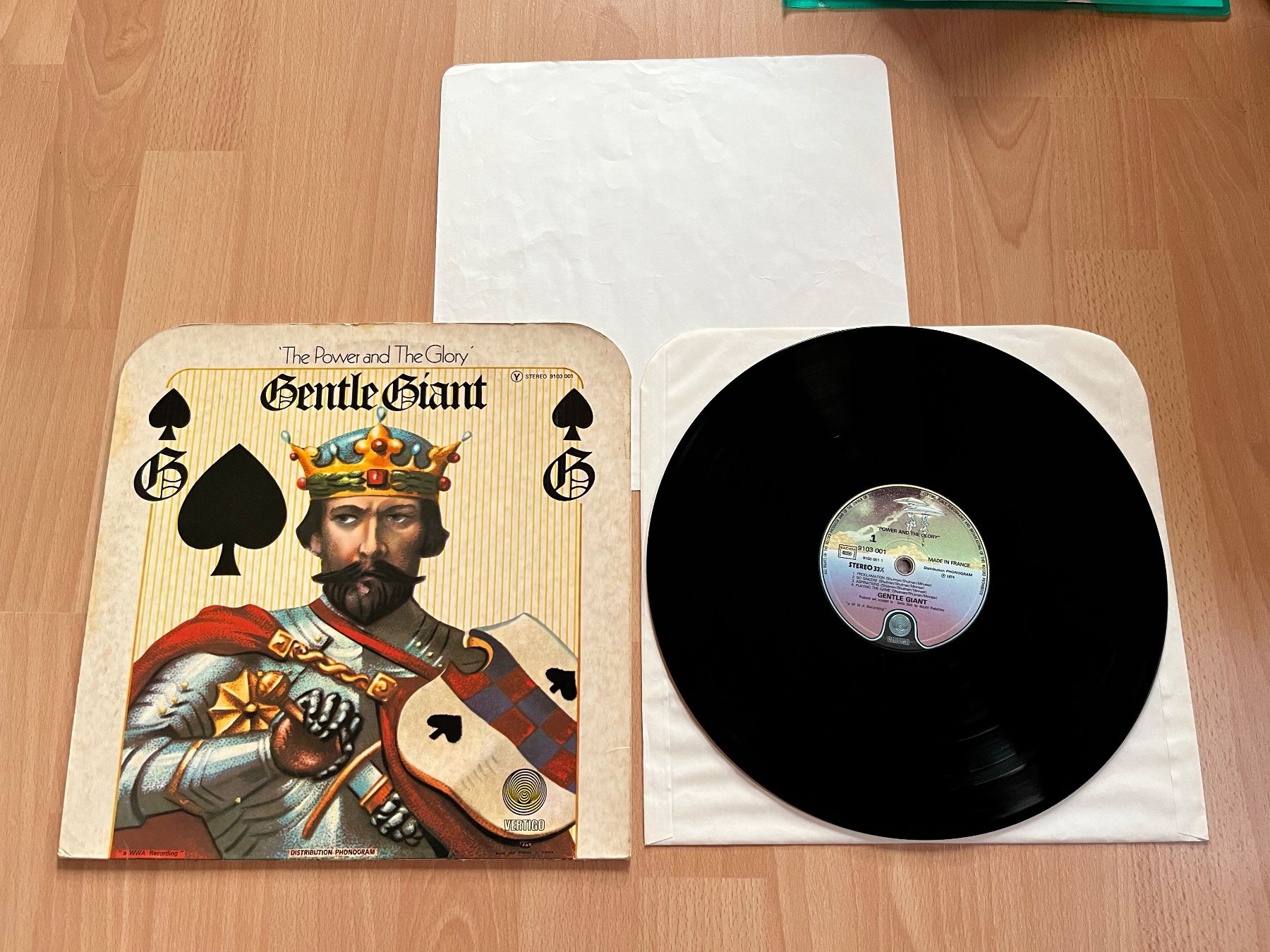 Dischi in vinile: Gentle Giant - The Power and The Glory – Usato da Giebenach venduto da Wurlitzer70 1