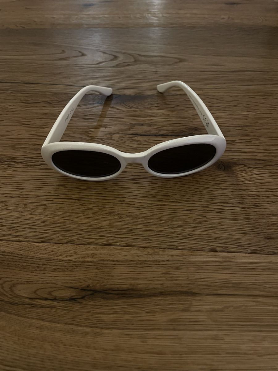 Brillen & Gläser: Pier One white round sunglasses – Neu (gemäss Beschreibung) aus Zürich von joshasu
