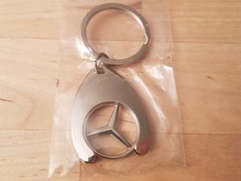 Mercedes Schlüsselanhänger mit Einkaufschip