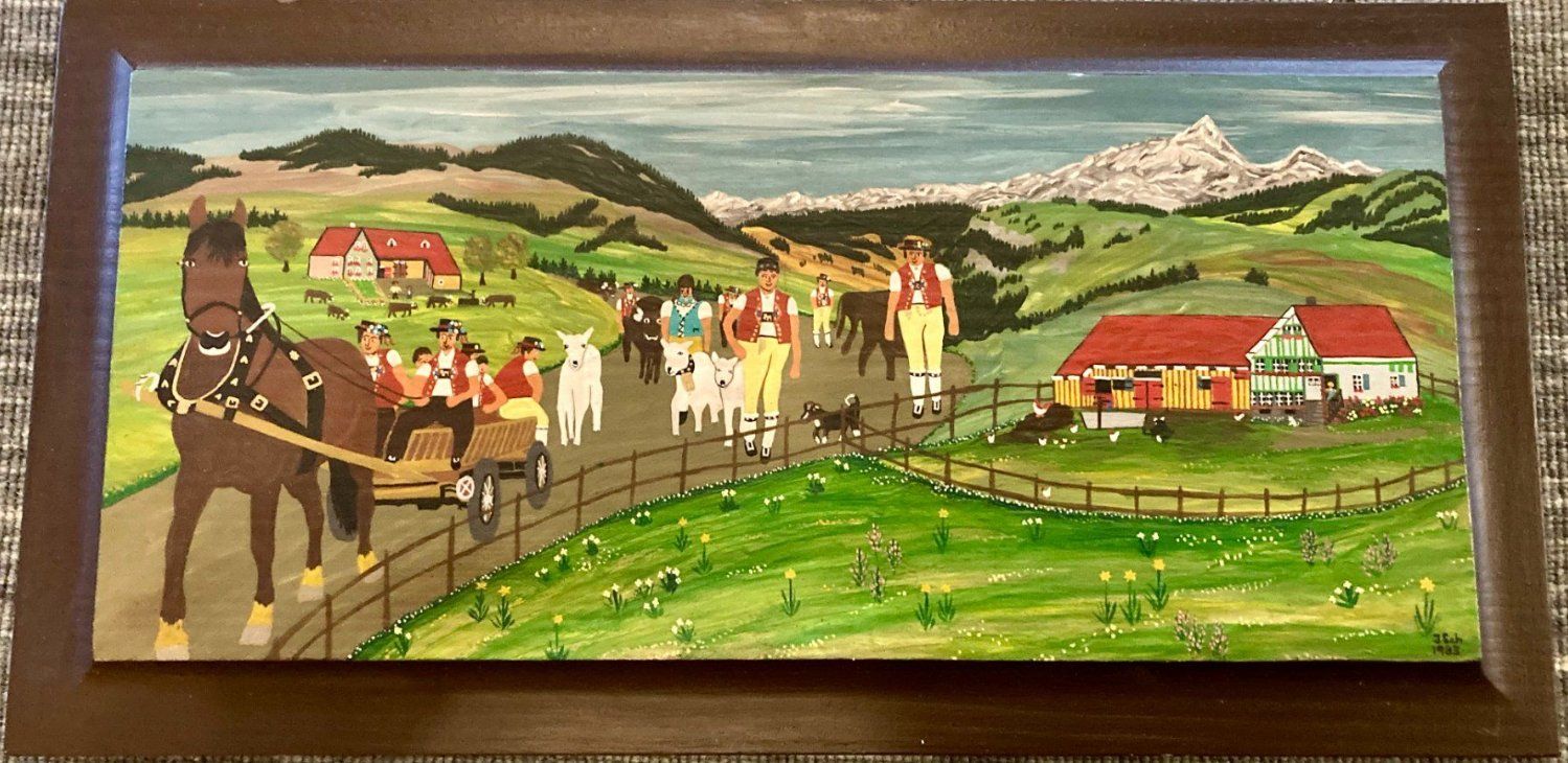Articoli in legno: Appenzeller Malerei, Alpaufzug – Usato da Onex venduto da liz_82jx