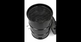 Smoker Grill BBQ Trommel Schwarz neuwertig