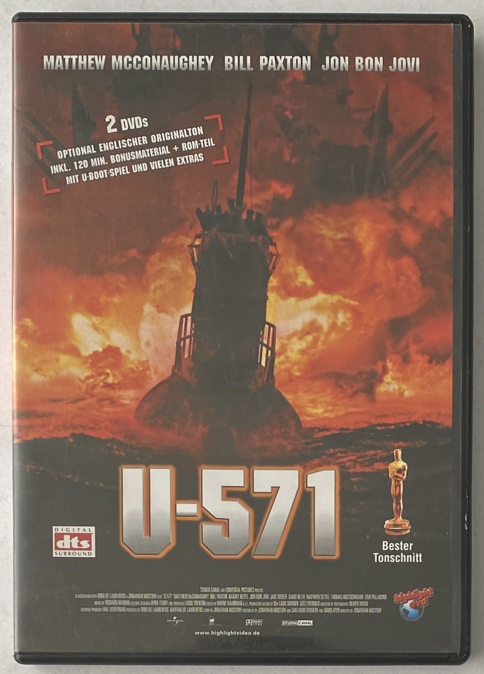 Tutti i DVDs: U-571, 2 DVDs – Usato da Flums venduto da Asquillo
