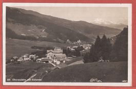 Churwalden mit Calanda - Fotokarte 1930