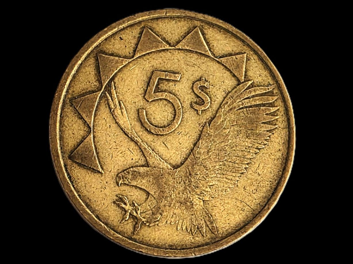 Toutes les monnaies: NAMIBIA 5 DOLLARS 1993 – D'occasion à winterthur par CoinPassion