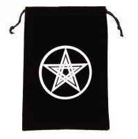 Velours-Börse - Pentagramm