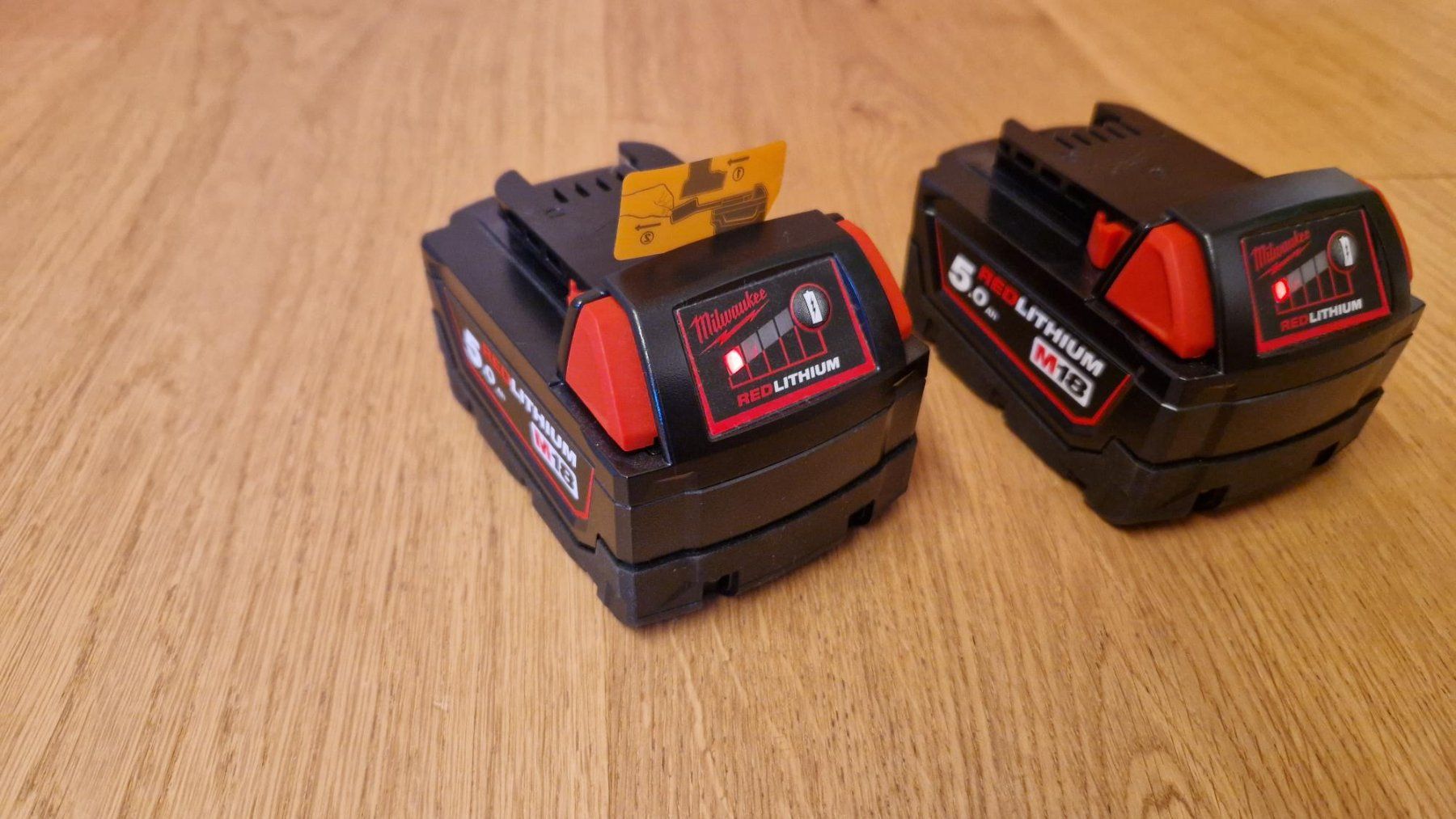 Milwaukee Akkus & Batterien: Wechsel-Akkupacks MILWAUKEE M18 B5 – Neu (gemäss Beschreibung) aus Urnäsch von Zubi07 1