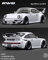 Porsche RWB 964, white 1/18 Ignition NEU